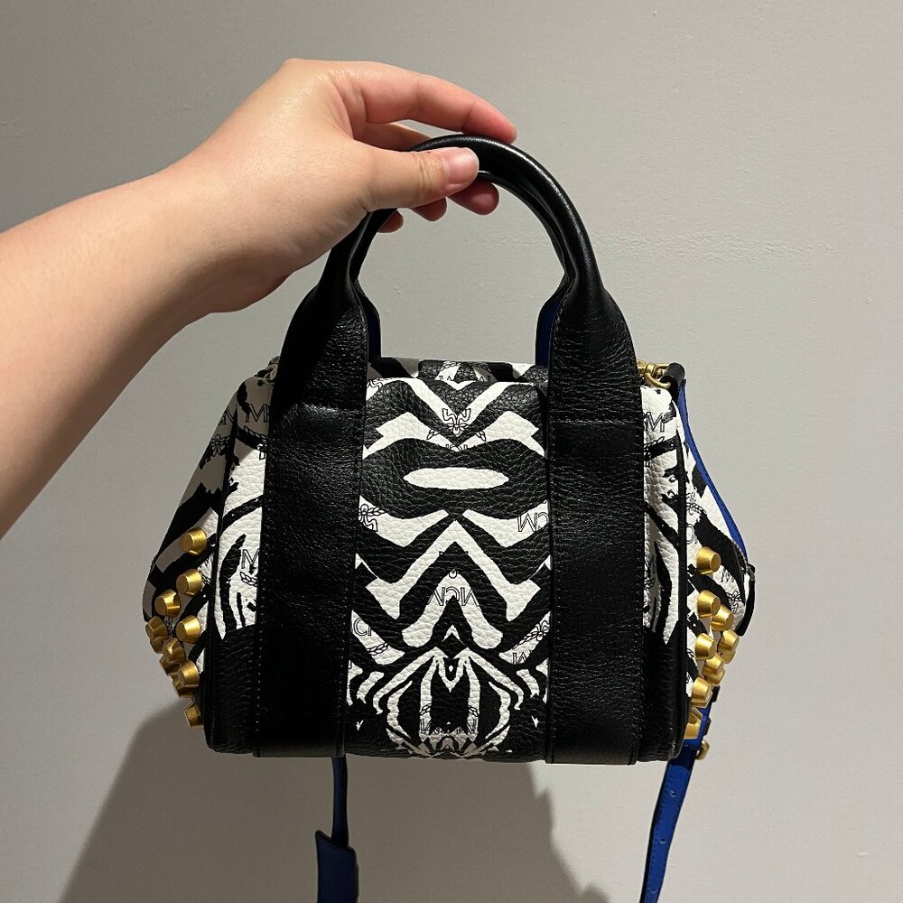 MCM Zebra Limited EditionTwo-Way Mini Bag